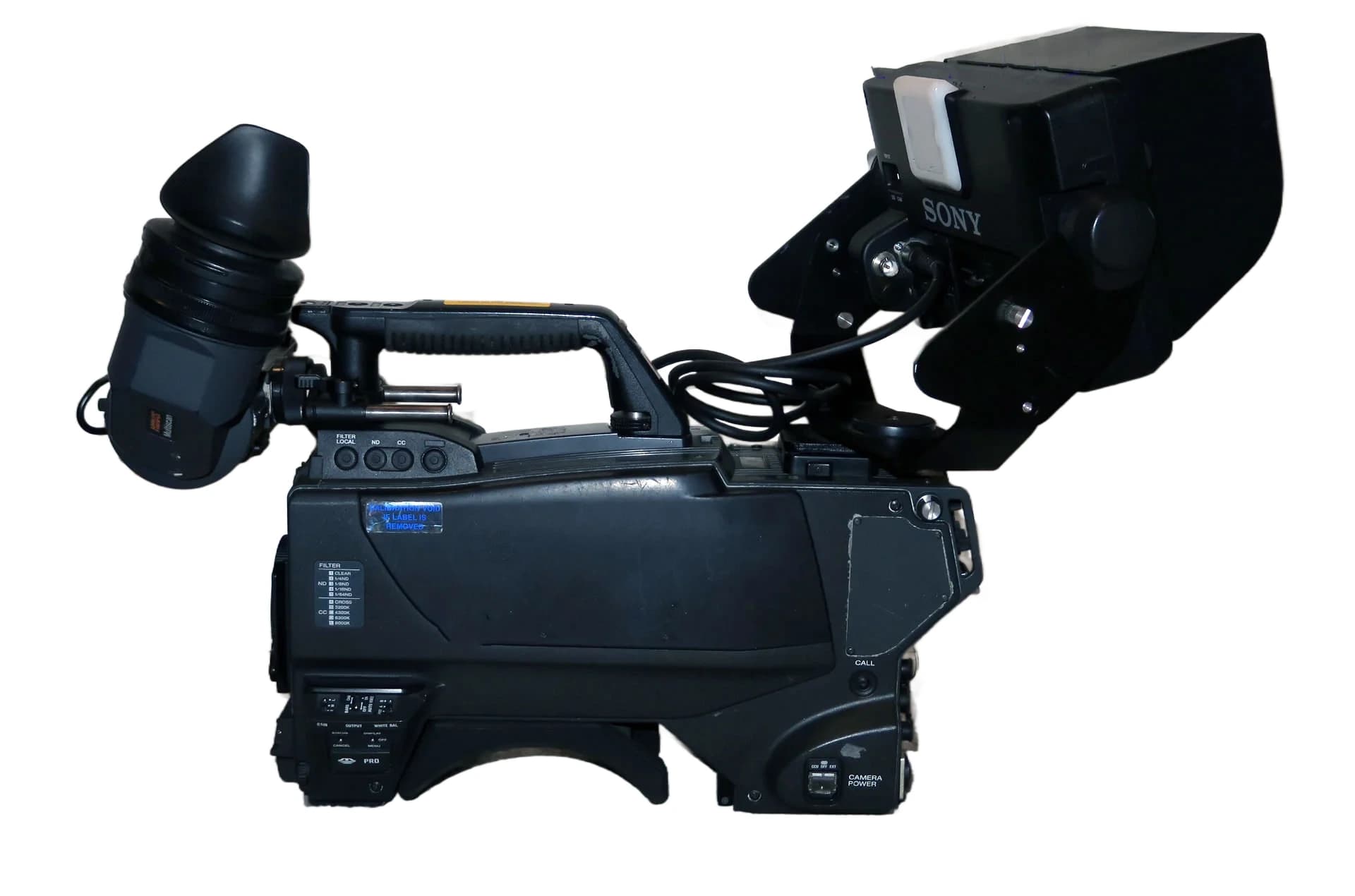 Sony HDC-1500R — HD multi-chip studio camera with integrated camera control unit