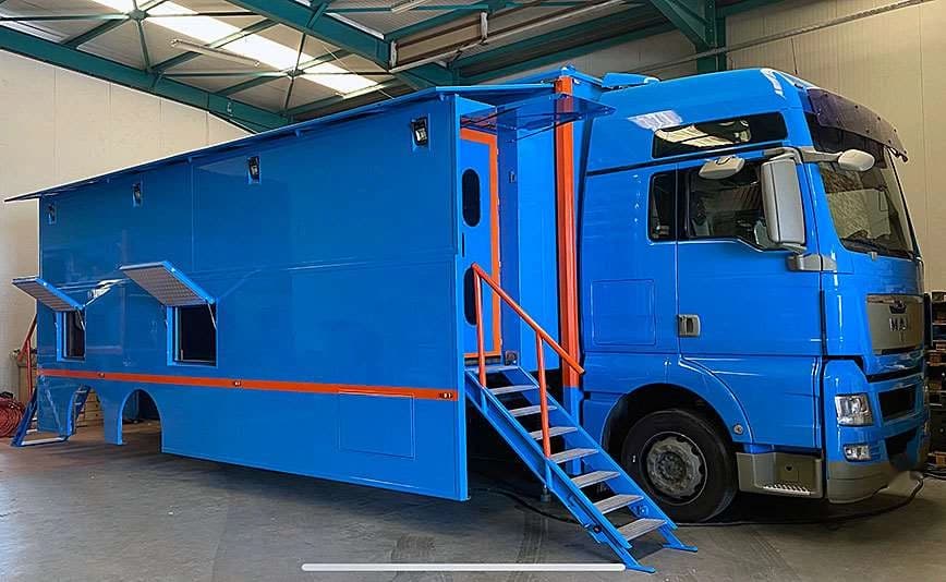 Expandable Rigid OB Van 12 Camera Configuration