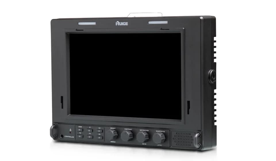 Ruige VF-701HDA — compact HD camera control monitor for broadcast production