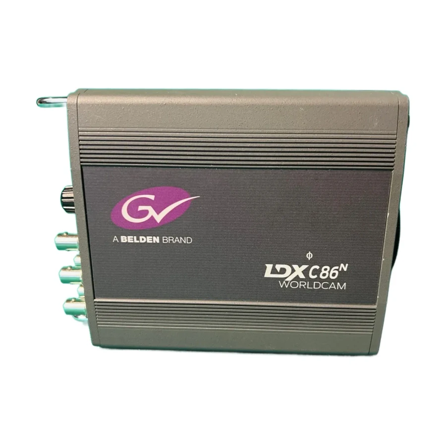 Grass Valley LDX-C86N — 4K studio broadcast camera with SDI output and triax RCP control