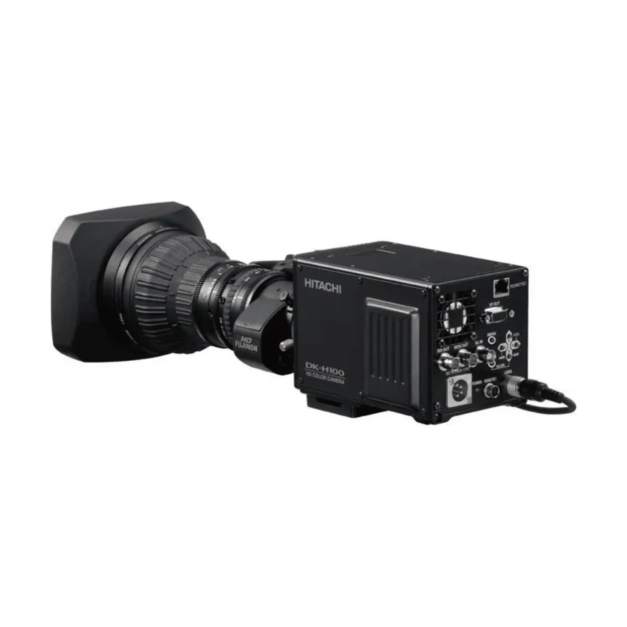 Hitachi DKH100 — HD triax studio camera with interchangeable lens mount